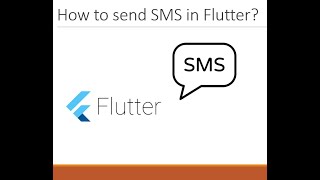 How to send SMS in Flutter [upl. by Melnick]