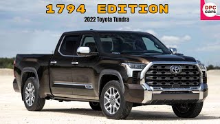 2022 Toyota Tundra 1794 Edition [upl. by Caplan683]