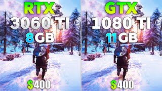 RTX 3060 Ti vs GTX 1080 Ti  Test in 10 Games [upl. by Krigsman]