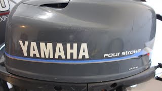 How to Service a 4 stroke Yamaha Outboard Engine [upl. by Odlonyer]