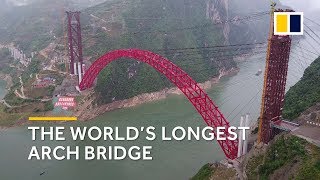 China built world’s longest arch bridge [upl. by Eimak]