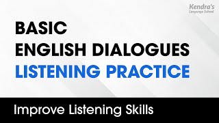 Basic English Dialogues Listening Practice [upl. by Atnim]