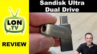 Sandisk Ultra Dual Drive USBC and USBA Flash Drive Review  Memory Zone app overview [upl. by Lleirbag]