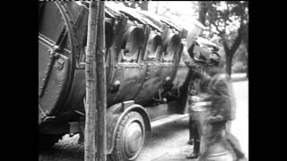 Stummfilm Hamburg und seine Müllabfuhr 1928 [upl. by Rolanda]