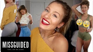 MISSGUIDED UNBOXING HAUL amp TRY ON A SeeThrough Experience 🤔 [upl. by Aennyl]