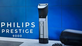 Unboxing  Philips Beard Trimmer Prestige 9000 [upl. by Castro]