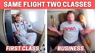 Reviewing TWO Classes on the SAME Etihad Flight First amp Business Class [upl. by Haraf]