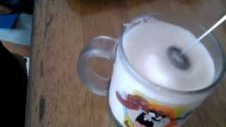 Aerolatte Review Frothing Cold Milk In Under 1 Minute [upl. by Aniteb]