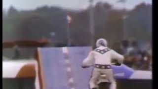 Evel Knievel Kings Island 1975  Farthest Successful Jump at 133 feet [upl. by Anaejer]