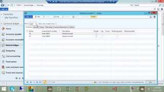 General Journal Entries in Microsoft Dynamics AX 2012 [upl. by Christina]