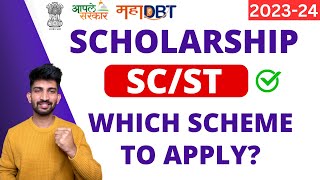 MahaDBT Scholarship SCST Schemes and Department  SC MahaDBT Scholarship Scheme [upl. by Twelve]