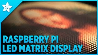 Raspberry Pi LED Matrix Display [upl. by Idnam531]