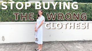 How to stop WASTING MONEY on CLOTHES you DONT WEAR [upl. by Marlen]