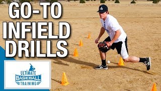 Top 4 Go To Infield Drills Baseball Fielding [upl. by Oswald]