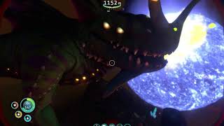 Subnautica Killing a Sea Dragon Leviathan in 30 seconds [upl. by Ludlew]