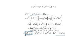 Solving Bessels equation of order 1 using Frobenius method part 2 log singularity [upl. by Hesta]