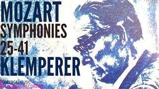 Mozart  Symphonies 254041 Jupiter Paris Prague Linz Haffner  P° ref rec Otto Klemperer [upl. by Harvison880]