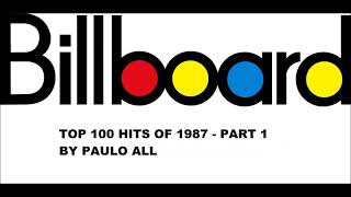 BILLBOARD  TOP 100 HITS OF 1987 PART 15 [upl. by Hairehcaz287]