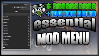 GTA 5 ONLINE 151 ESSENTIAL MOD MENU TUTORIALFULL SHOWCASEUNLIMITED MONEYUNLOCKSUNDETECTED [upl. by Nelia]