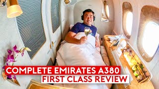 The Complete Emirates A380 First Class Review [upl. by Kryska]