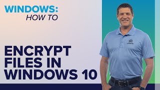 How to Secure Files and Folders in Windows 10 with Encryption [upl. by Millford]